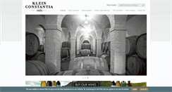 Desktop Screenshot of kleinconstantia.com